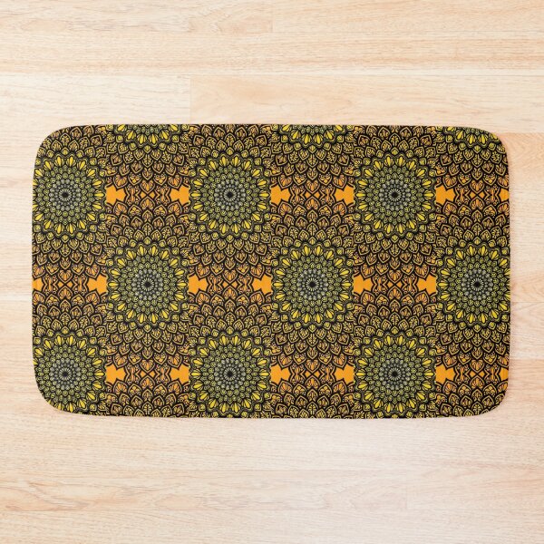 Item preview, Vibrant Yellow mandala Traditional designed and sold by ArchanaVA.