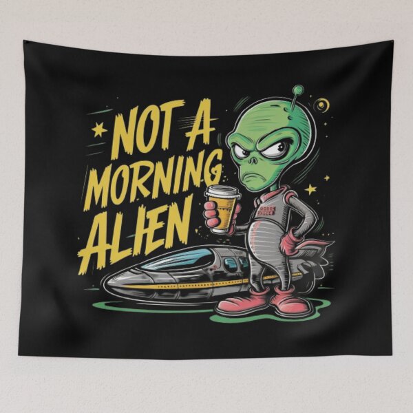 Item preview, Not a Morning Alien 80 designed and sold by IdeaND.