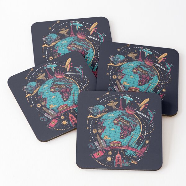 Item preview, Famous Travel Destinations Graphic designed and sold by NomadNook-Art.