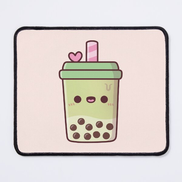Item preview, Cute Matcha Latte Boba Tea designed and sold by rustydoodle.