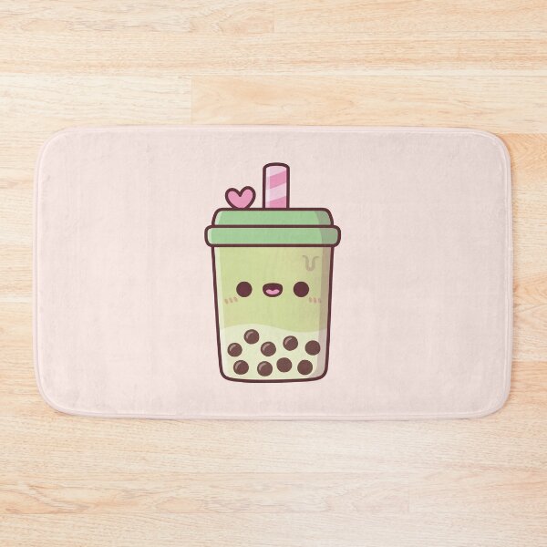 Item preview, Cute Matcha Latte Boba Tea designed and sold by rustydoodle.