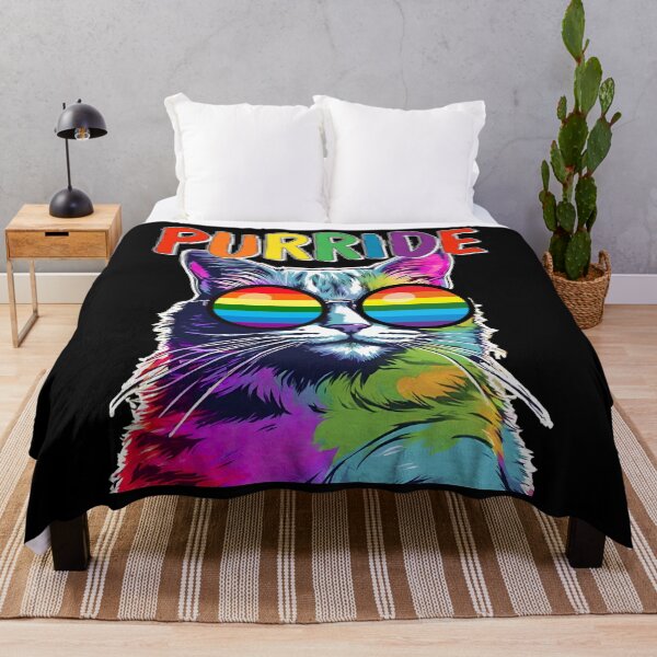 Item preview, Funny Cat Purride LGBTQ Gay Pride Rainbow Sunglasses Men Women LGBT designed and sold by MegiWu.