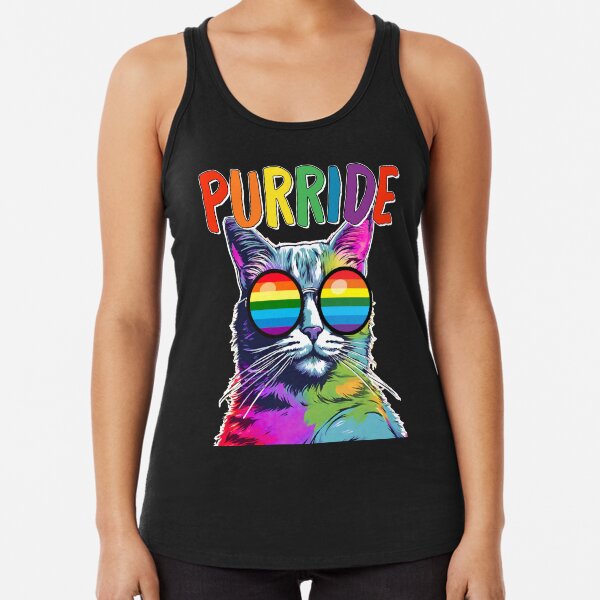 Item preview, Funny Cat Purride LGBTQ Gay Pride Rainbow Sunglasses Men Women LGBT designed and sold by MegiWu.