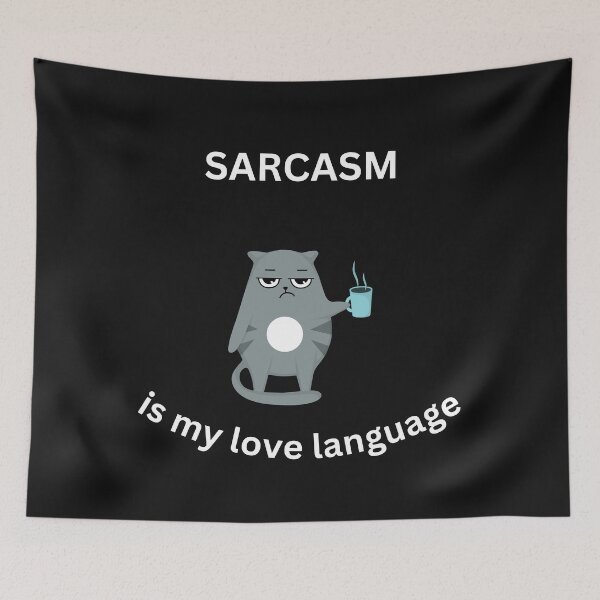 Item preview, Sarcastic Cat designed and sold by CozyDots.