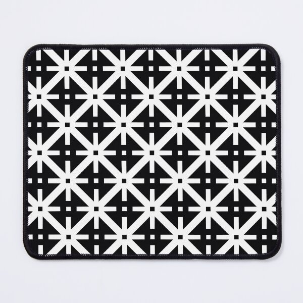Item preview, Modern Abstract Black and White Geometric Line Pattern designed and sold by scome.