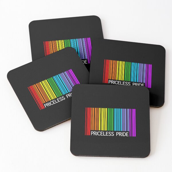 Item preview, Priceless Pride barcode rainbow self love you matter LGBTQ designed and sold by w1ckerman.