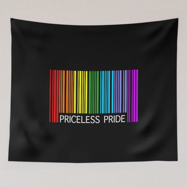 Item preview, Priceless Pride barcode rainbow self love you matter LGBTQ designed and sold by w1ckerman.