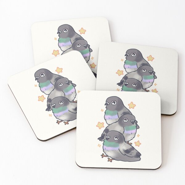 Item preview, Pigeon stack illustration  designed and sold by Artofmayara.