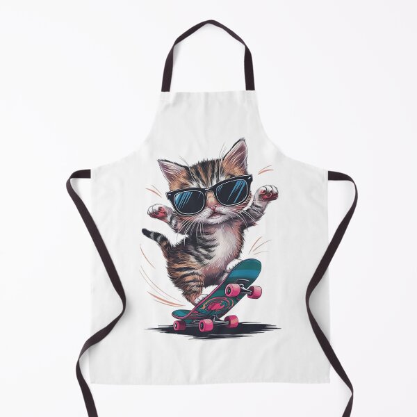 Item preview, Cute Kitten Skater designed and sold by likbatonboot.
