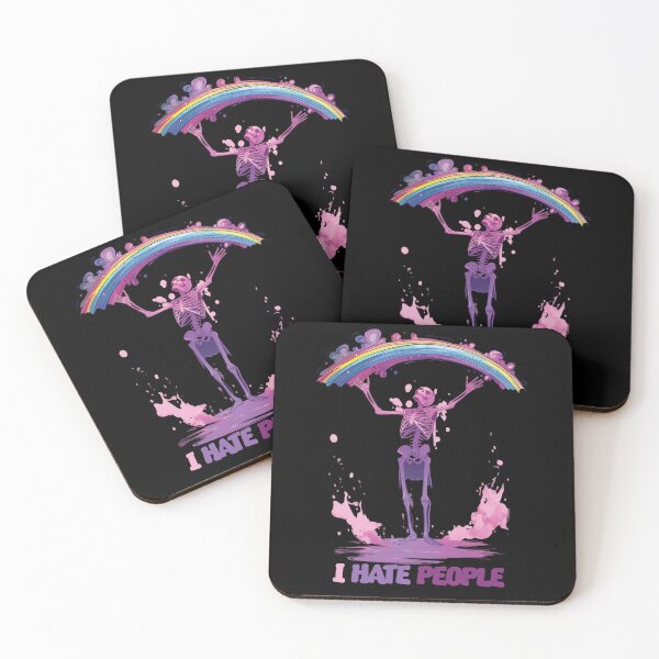 Item preview, I Hate People Death Rainbow designed and sold by Samanthi007.