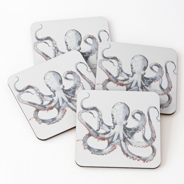 Item preview, Octopus Design, Gyotaku Japanese Art Octopus designed and sold by FinFriends.
