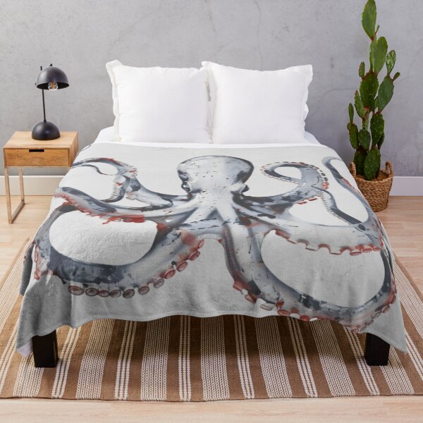 Item preview, Octopus Design, Gyotaku Japanese Art Octopus designed and sold by FinFriends.