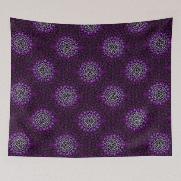 Item preview, Vibrant Purple Mandala Theme designed and sold by ArchanaVA.