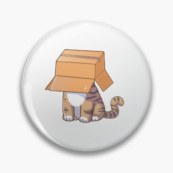 Item preview, Cat with a box on head designed and sold by Domiska.
