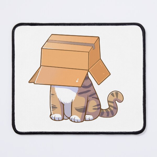 Item preview, Cat with a box on head designed and sold by Domiska.