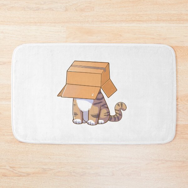Item preview, Cat with a box on head designed and sold by Domiska.