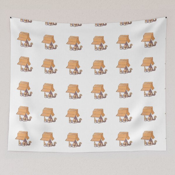 Item preview, Cat with a box on head designed and sold by Domiska.