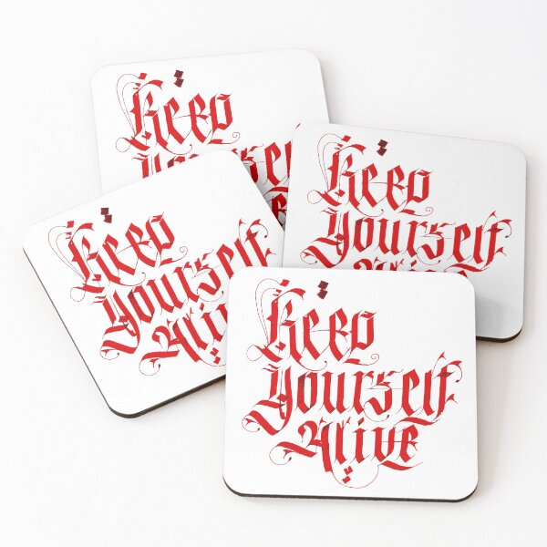 Item preview, Keep Yourself Alive : Abstract Calligraphy Serenity designed and sold by swetang25.