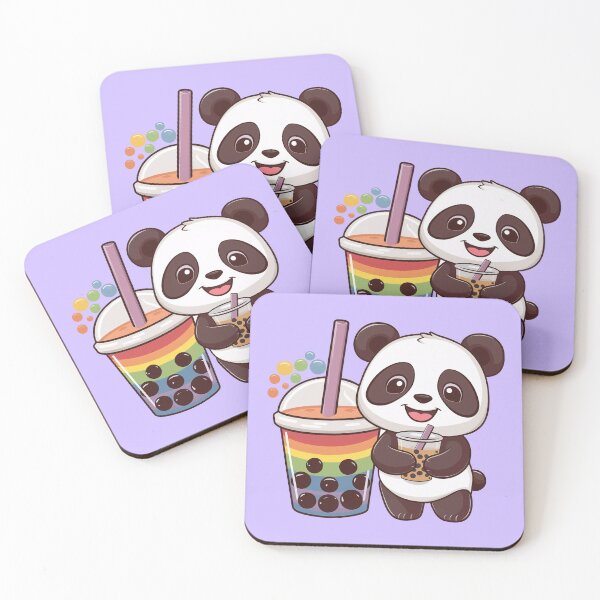 Item preview, Cute Panda Bubble Tea designed and sold by canvadreamer444.