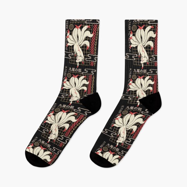 Item preview, Kyubi No Kitsune Japanese Streetwear Urban Design Japan Neotraditional Culture designed and sold by Margival.