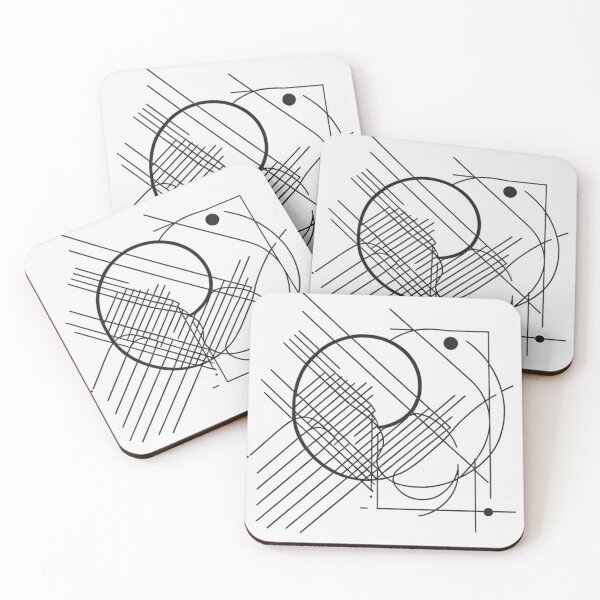 Item preview, Lines Abstract Geometric T-Shirts Premium designed and sold by LessLines.