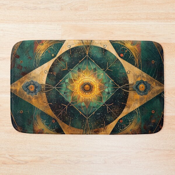 Artikelvorschau, Solar Bloom: Erleuchtung in geometrischer Harmonie: Moderne Mandala-Kunst entworfen und verkauft von Vic Torys ☆.