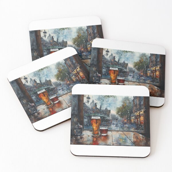 Item preview, Rainy Pub Window Cheers designed and sold by palmyst.