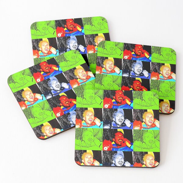 Item preview, Photomontage quadriptych portrait of Pop art man on the phone designed and sold by Carré Comme Orange.