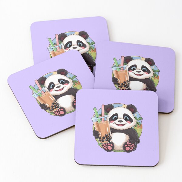 Item preview, Cute Panda Bubble Tea designed and sold by canvadreamer444.