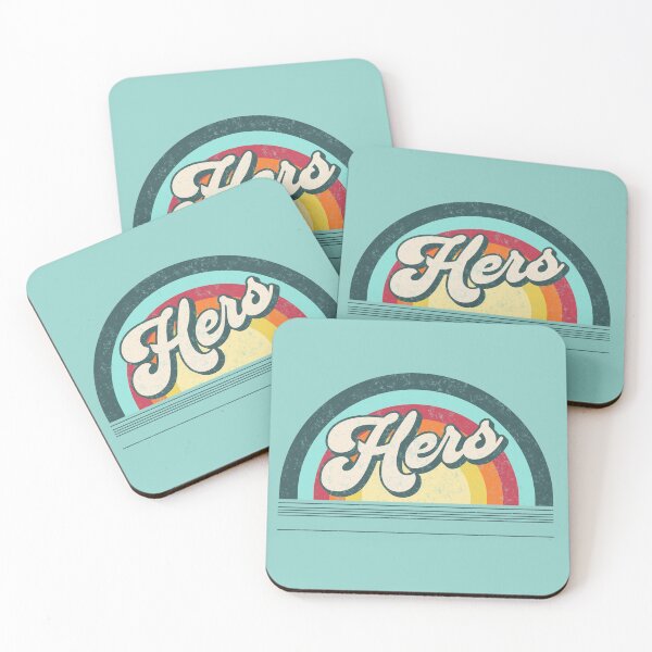 Item preview, HERS Vintage Sunset Retro Rainbow designed and sold by RR-Arts.