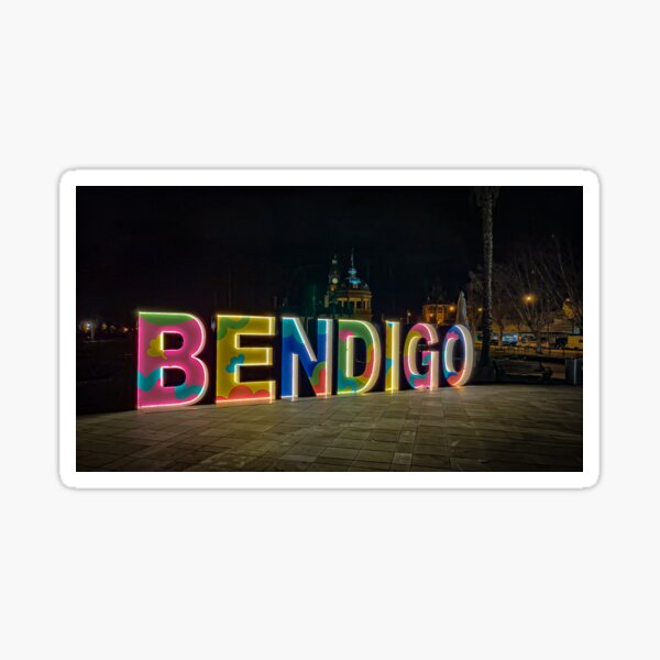 Item preview, Bendigo by Night - Bendigo, Victoria, Australia designed and sold by Steven Jodoin.