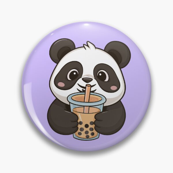 Item preview, Cute Panda Bubble Tea designed and sold by canvadreamer444.