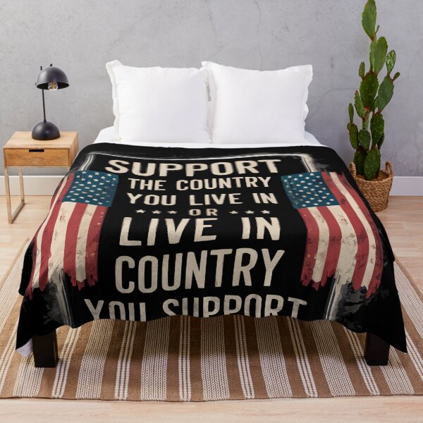 Item preview, Support The Country you live,Proud Patriot american flag 4th july designed and sold by PhotoArtMC.