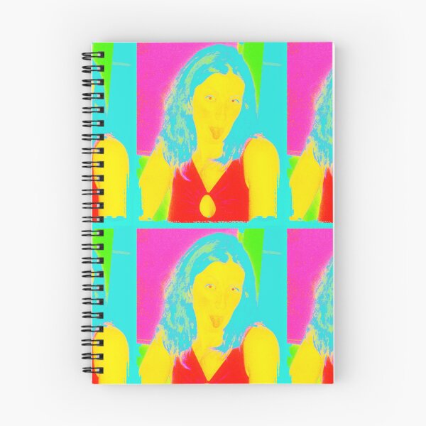 Item preview, Filtered photography portrait of a woman Pop art Seventies flashy neon designed and sold by Carré Comme Orange.