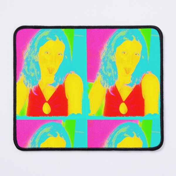 Item preview, Filtered photography portrait of a woman Pop art Seventies flashy neon designed and sold by Carré Comme Orange.