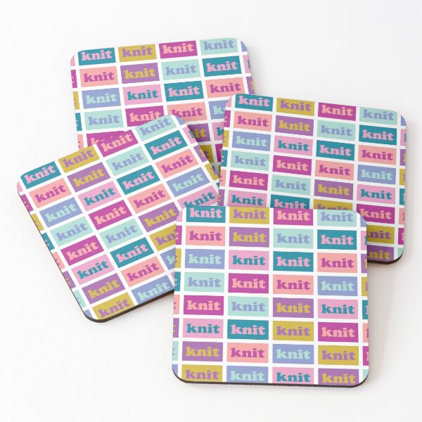 Item preview, Modern Knitting Typography Pattern designed and sold by scome.