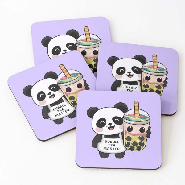 Item preview, Cute Panda Bubble Tea designed and sold by canvadreamer444.