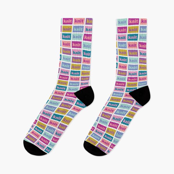 Item preview, Modern Knitting Typography Pattern designed and sold by scome.