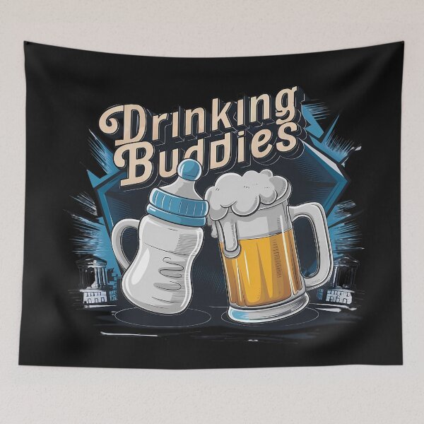 Item preview, Drinking Buddies: The Perfect Blend of Parenthood and Fun! designed and sold by elynne9.