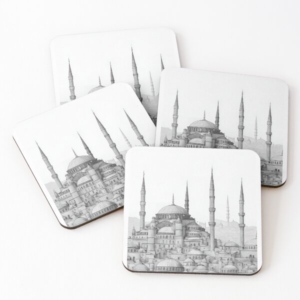 Item preview, Istanbul Charcoal Drawing Poster, T-Shirt, Sticker, Phoneskins designed and sold by Orhun Selcuk Holat.