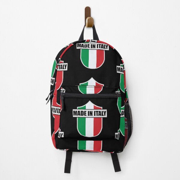 Item preview, "Made In Italy" Crest with Italian Flag designed and sold by Happy Puppy Print On Demand.