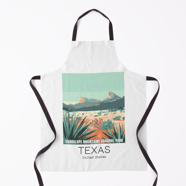 Item preview, A Vintage Travel Illustration of Guadalupe Mountains National Park - Texas - US designed and sold by GoodOldVintage.