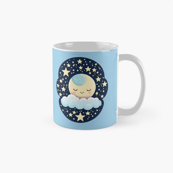 Item preview, Dreamy Moon With Rosy Cheeks - Cute Sleepy Moon  designed and sold by Creative.Shop.