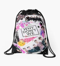 Collage WDW Drawstring Bag