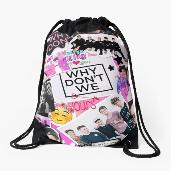 Collage WDW Drawstring Bag