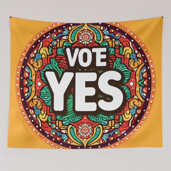 Item preview, Vote Yes Illustration designed and sold by ABHI-ART.
