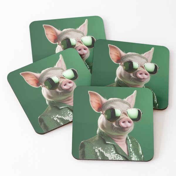 Item preview, Female Pig t-shirt, Pig sticker, Funny Woman shirt, Funny animal sticker designed and sold by MonicaGoDesign.