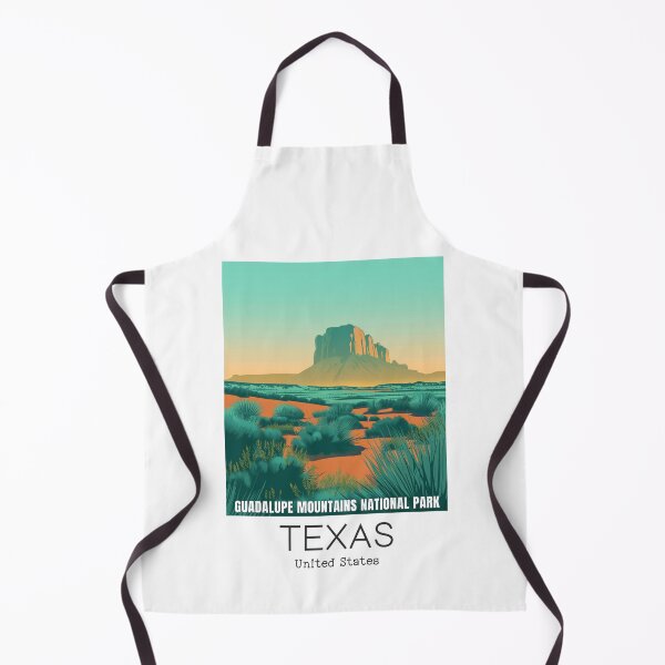 Item preview, A Vintage Travel Illustration of Guadalupe Mountains National Park - Texas - US designed and sold by GoodOldVintage.