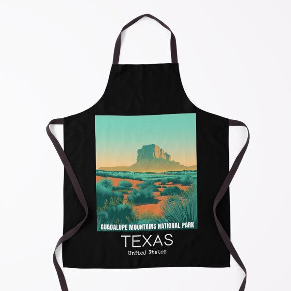 Item preview, A Vintage Travel Illustration of Guadalupe Mountains National Park - Texas - US designed and sold by GoodOldVintage.
