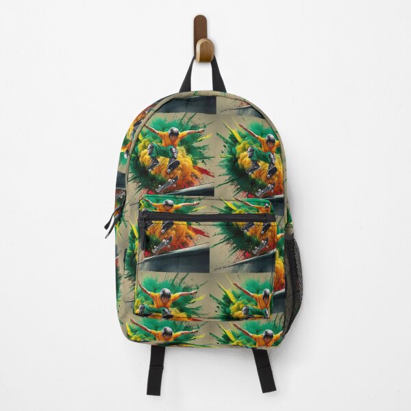 Item preview, Skateboarder jumps of the ledge designed and sold by Ruchi73.